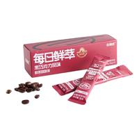 连咖啡 每日鲜萃特浓咖啡液中深烘焙浓缩美式拿铁 黑巧克力风味15g*7条（任选2件）
