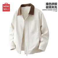 名创优品 美式飞行夹克男士秋冬新款潮牌宽松休闲工装棉服外套
