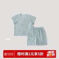 巴厘小猪 宝宝2件套短袖+短裤套装2件套（多款可选）
