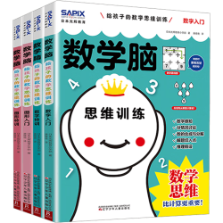 国防工业出版社 数学脑 全4册 幼儿启蒙图书