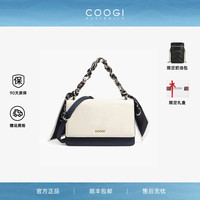 COOGI 爆款丝巾包 真皮手提女包斜挎包