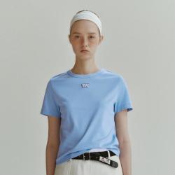 TEENIE WEENIE 短袖T恤女夏季基础纯色刺绣圆领T恤打底衫女