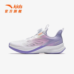 安踏 透气 中大童犟弹氢跑运动鞋