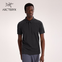 ARC'TERYX CAPTIVE POLO 男子 休闲短袖POLO衫 BLACK/黑色 S