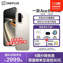 一加 新品Ace 6 至尊版 旗舰芯 165HZ高刷东方屏  金属风暴 12GB+256GB