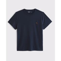 Abercrombie & Fitch 经典小麋鹿图案情侣柔软纯棉短袖T恤上衣26春夏男装124-6014 海军蓝 M (180/100A)