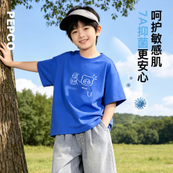 小猪班纳 儿童短袖T恤2026夏季男女童印花纯棉TZ32620595