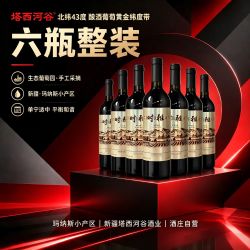 塔西河谷 新疆玛纳斯 13.3度 时雅赤霞珠干红葡萄酒单瓶750ml家庭聚会红酒