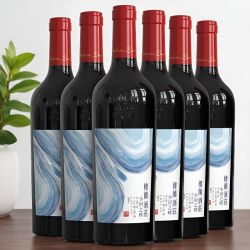 楼兰 小河之畔 赤霞珠 干红葡萄酒 750ml*6瓶 整箱装