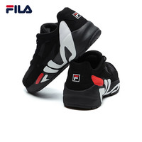 FILA 官方男鞋运动鞋男子休闲透气休闲潮流鞋 黑-BK 40.5