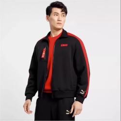 PUMA 秋季跑步健身训练户外时尚休闲防风运动夹克 536579-01  XL码