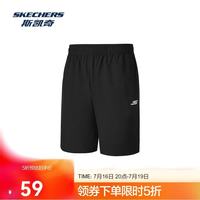斯凯奇 男士舒适休闲吸湿速干运动短裤P226M198