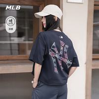 MLB 男女情侣宽松幻彩背标凉感26春新款3ATSB1463-50BKS-XL