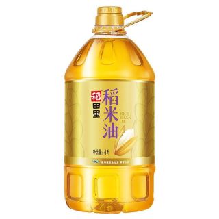 金龙鱼 稻田里稻米油4L*1桶当季新鲜米糠油富含谷维素家用营养