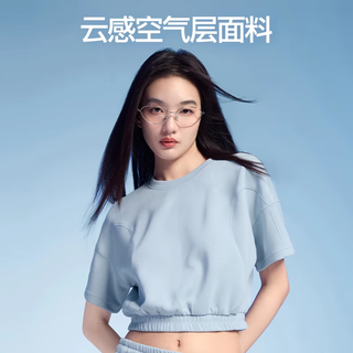 SIINSIIN 收腰修身圆领短袖T恤