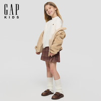Gap 盖璞 小熊刺绣立领长袖T恤 儿童上衣