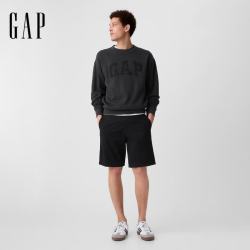 Gap 男装基础款斜纹棉中腰直筒短裤休闲裤美版866125