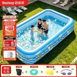BESTWAY 京东专供款 充气游泳池 2.1m+畅玩礼包