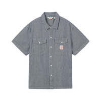 Levi's 003O1 美式工装条纹衬衫 蓝白条纹 M