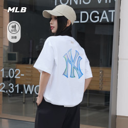 MLB 男女同款手绘背标凉感短袖26春新款3ATSB0663-50WHS-