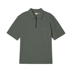 Levi's 冰酷系列凉感Polo衫 灰绿色 M