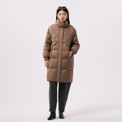 千仞岗 真五折！长款羽绒服650+蓬不跑绒 三色全码可选