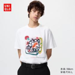 优衣库 PosterArtCollection 男士印花T恤 487767