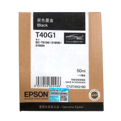 爱普生 C13T40G180 粗面黑色墨水 约50ml