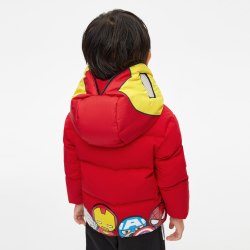 波司登 羽绒服男童儿童装冬季漫威联名短款保暖炫酷抑菌