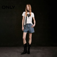 ONLY 2026春季丹宁风A摆实用斜插口袋短裤牛仔裤女|126143011