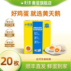 黄天鹅 可生食鸡蛋20枚礼盒装生鲜鸡蛋礼盒 20枚鸡蛋（53g/枚）