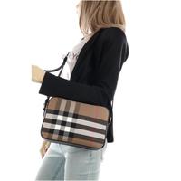 BURBERRY A:LL LG 女款经典格纹大号相机包