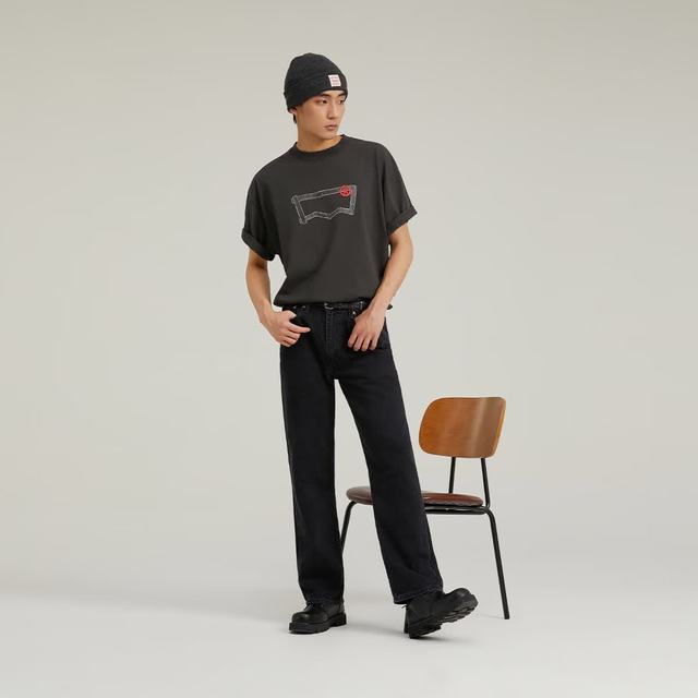 Levi's 【修饰腿型】565美式复古cleanfit中腰宽松直筒牛仔裤 A7221-0005