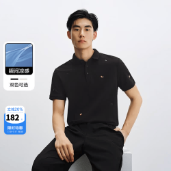 太平鸟 太平平鸟 凉感索罗那男士休闲POLO衫