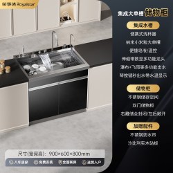 荣事达 集成水槽洗碗机一体13套无残水分层洗果蔬净化大单槽分层洗