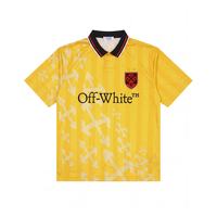 OFF-WHITE 速干衣运动短袖T恤男士世界杯足球上衣 黄色 XL