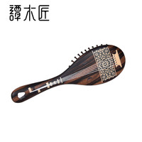 谭木匠 &二十四伎乐 IP合作系列护发梳新品——琵琶行 黑檀木梳