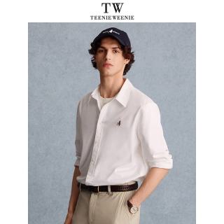 TEENIE WEENIE 【小熊通勤】小熊男装简约通勤衬衫 夏季新款休闲上衣