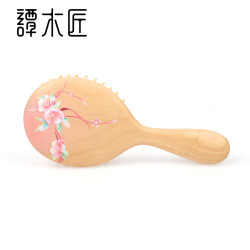谭木匠 正品护发按摩气囊梳桃喜 家用创意可爱礼物