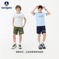 navigare 意大利小帆船男童休闲户外夏季速干运动短袖