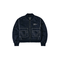 TRUE RELIGION 女士短外套 TR253CMWJK33DNAVX