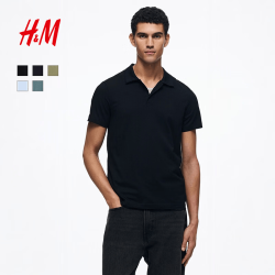 H&M 修身版 男士Polo衫