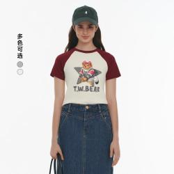 TEENIE WEENIE 学院风 女士T恤