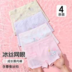 芬腾 儿童内裤女童内裤夏季薄款发育期中大童