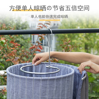 SPENG 螺旋旋转晾衣架 不锈钢材质 1个装