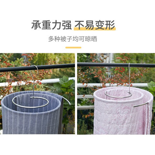 SPENG 螺旋旋转晾衣架 不锈钢材质 1个装