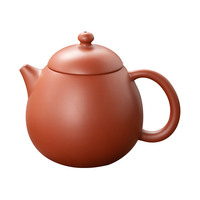 中瓷臻品 龙蛋壶 朱泥紫砂 全瓷滤孔 180ml 茶壶