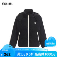 CHINISM 短中长款羽绒服男反季美式福袋9 CEHA42D3002黑色（原价1399） S