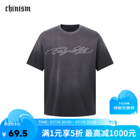 CHINISM CAS夏季T恤男潮牌美式上衣多款式福袋9 CXHB2BH2168水洗紫（原价269） M