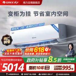 格力 KFR-72GW/NhKf1BAt 新一级能效3匹变频冷暖壁挂式空调